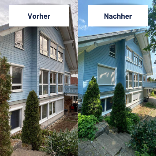 Holzfassade_vorher_nacher